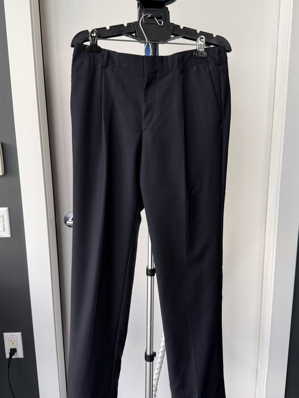 Nina Ricci Men's Black Dress Trousers